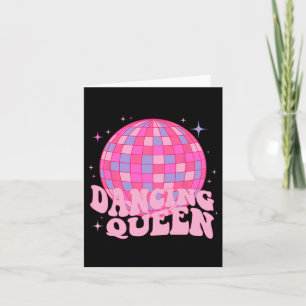Dancing Queen Dance Mum Dancing 70s 80s Disco Card
