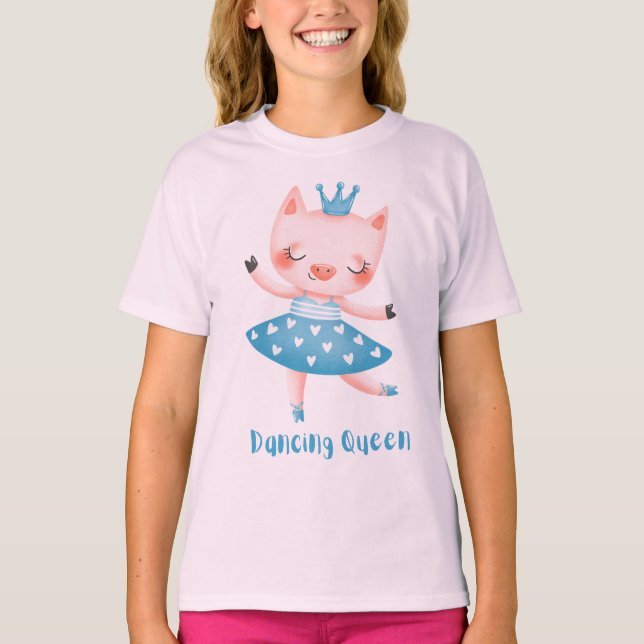 Dancing Queen Girls t-shirt (Front)