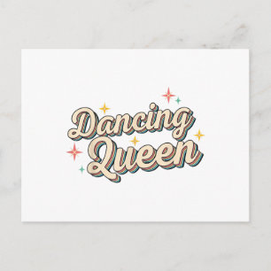 Dancing Queen Holiday Postcard