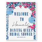 Dancing Queen Mamma Mia Bridal Shower Welcome 