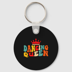 Dancing Queen Retro 70s Disco Themed 70's Lover Wo Key Ring