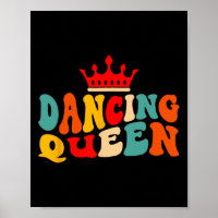 Dancing Queen Retro 70s Disco Themed 70's Lover Wo