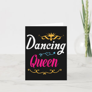 Dancing Queen Retro Modern Way Card