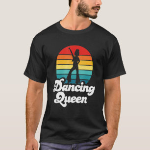 Dancing Queen Roller Disco Outfit 70s Costume For T-Shirt