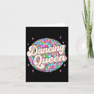 Dancing Queen Shirt Dancing 70s 80s Women Men  Card