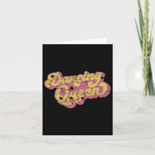 Dancing Queen Shirt Vintage Dancing 70s  Card