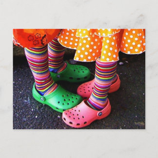 Dancing Rainbow Postcard