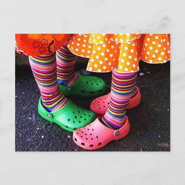 Dancing Rainbow Postcard (Front)