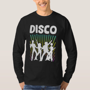 Dancing Retro Disco Boogie Bellbottom Dancer Boppe T-Shirt