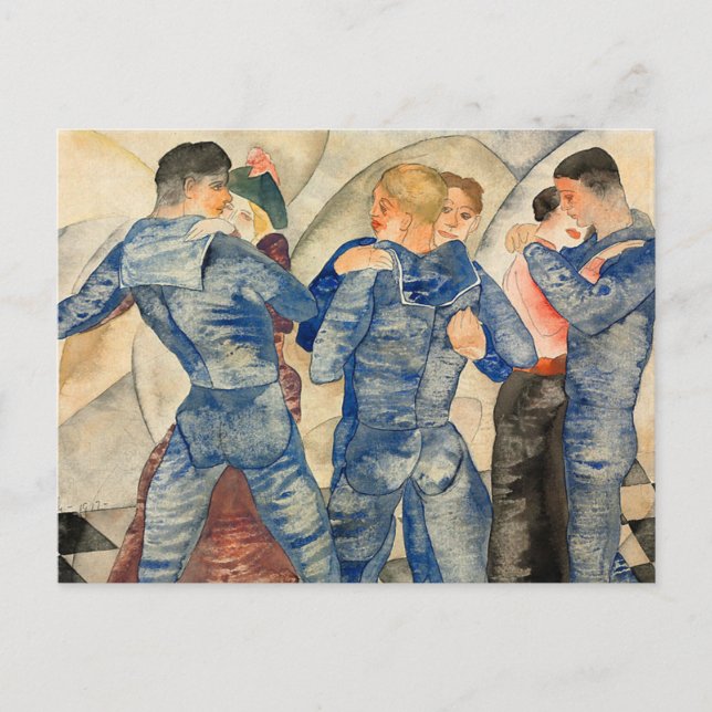 Dancing Sailors Postcard (Front)