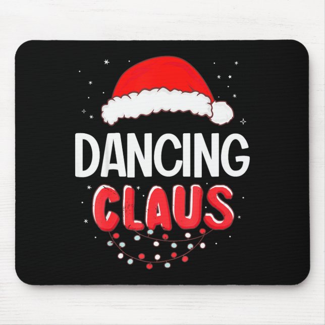 Dancing Santa Claus Christmas Matching Costume  Mouse Mat (Front)