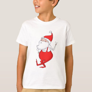 Dancing Santa Claus Holiday Kids T-shirt