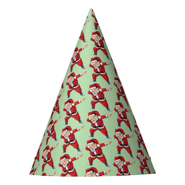 Dancing Santa Party Hat (Front)