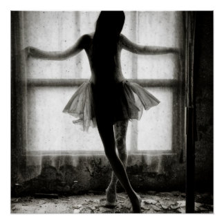 Dancing Shadow by the Window Poster