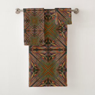 Dancing Shadows Of The Scorpion King Pattern  Bath Towel Set