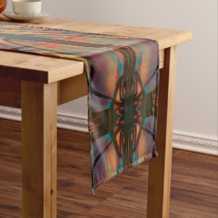Dancing Shadows Of The Scorpion King Pattern Short Table Runner