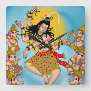 Dancing Shiva Clock  