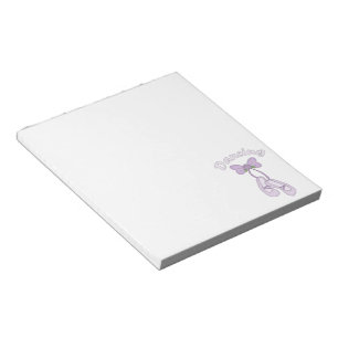 Dancing Shoes-ballet slippers Notepad