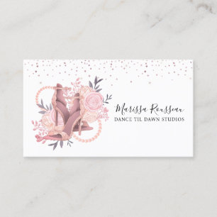 Dancing Shoes Dance Instructor Business Card