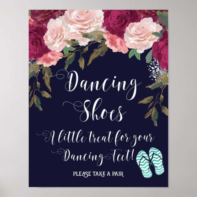 dancing shoes sign a little treat for your feet (Front)