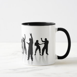 Dancing silhouette mug