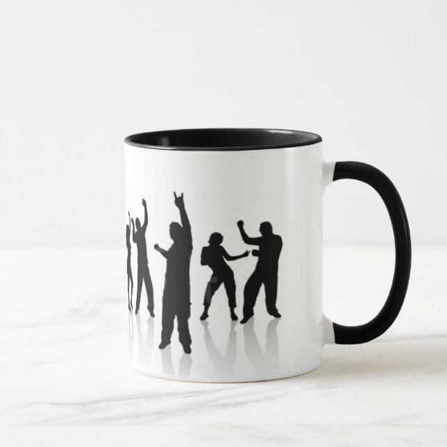 Dancing silhouette mug (Right)