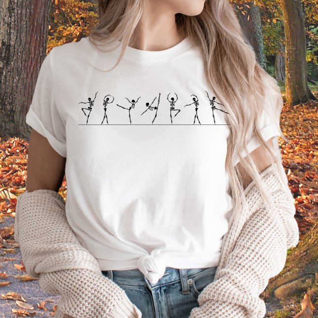 Dancing Skeleton Ballerinas Ballet T-Shirt (Creator Uploaded)
