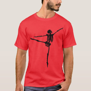 Dancing Skeleton - Ballet Dance T-Shirt