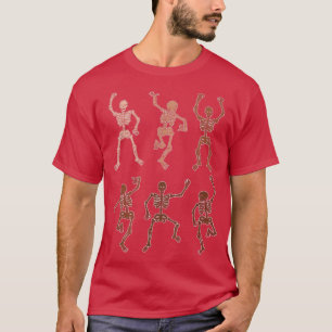Dancing Skeleton Black History Month Funny BLM Mel T-Shirt
