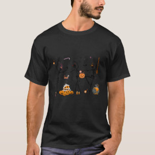 Dancing skeleton Dance Scary Halloween T-Shirt