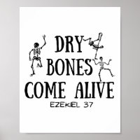 Dancing Skeleton Dry Bones Come Alive Bible Verse 