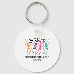 Dancing Skeleton Dry Bones Come Alive Christian Ha Key Ring