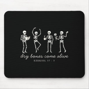 Dancing Skeleton Dry Bones Come Alive Christian Ha Mouse Mat