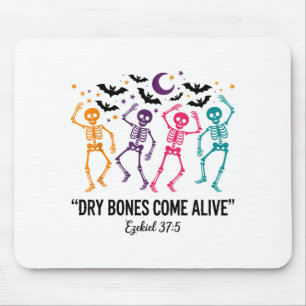 Dancing Skeleton Dry Bones Come Alive Christian Ha Mouse Mat