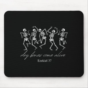 Dancing Skeleton Dry Bones Come Alive Christian Ha Mouse Mat