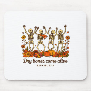 Dancing Skeleton Dry Bones Come Alive Christian Ha Mouse Mat