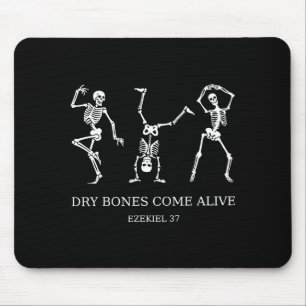 Dancing Skeleton Dry Bones Come Alive Christian Ha Mouse Mat
