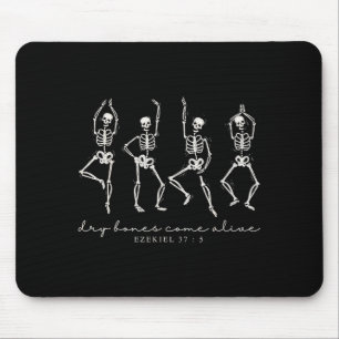 Dancing Skeleton Dry Bones Come Alive Christian Ha Mouse Mat