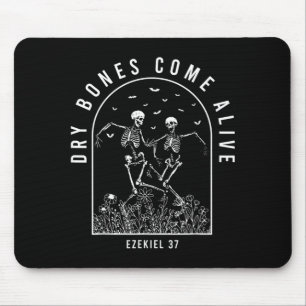 Dancing Skeleton Dry Bones Come Alive Christian Mouse Mat