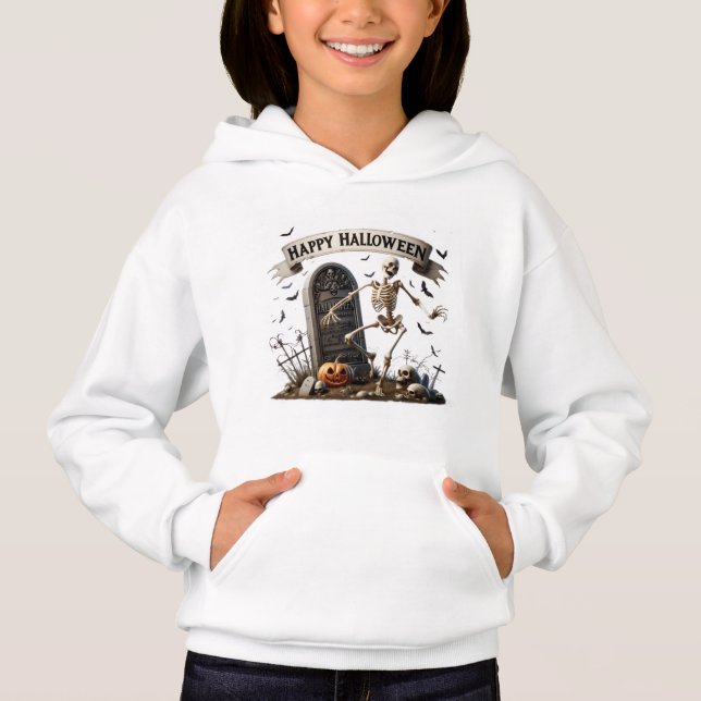 Dancing Skeleton Halloween Design (Front)