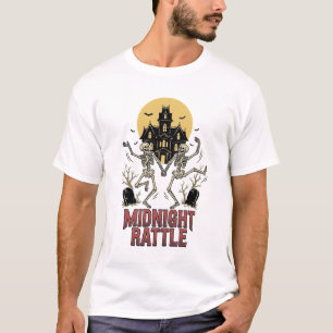 Dancing Skeleton Halloween Haunted Manor Vintage G T-Shirt