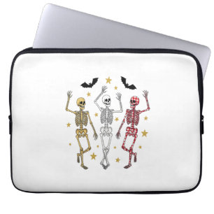 Dancing Skeleton Halloween Laptop Sleeve