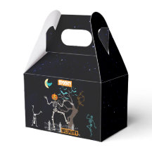Dancing Skeleton Halloween Party Favour Box