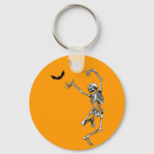Dancing Skeleton Key Ring