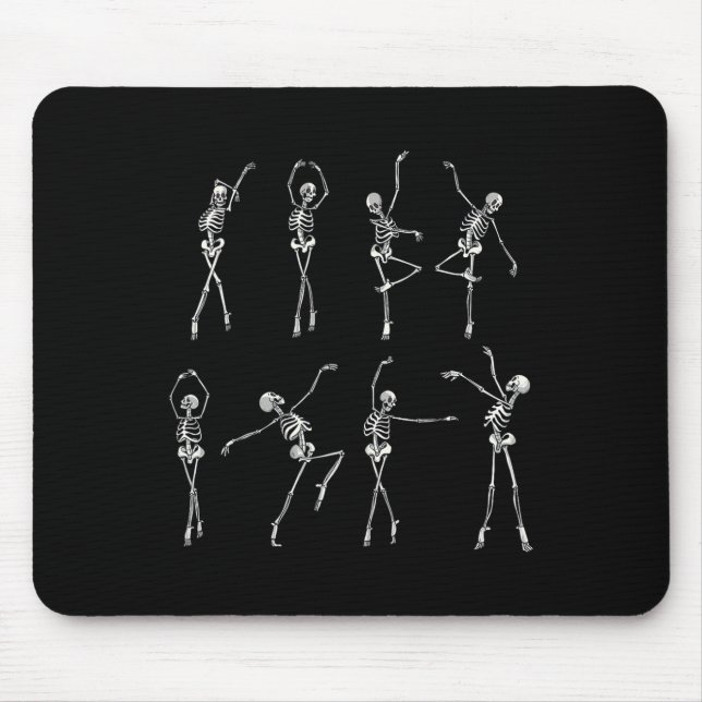 Dancing Skeleton Llerinas Halloween Costume Llet G Mouse Mat (Front)