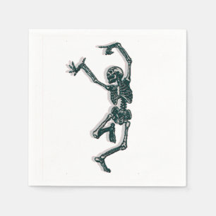 Dancing Skeleton Napkin
