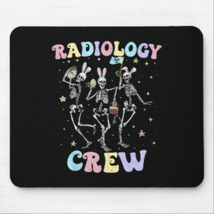 Dancing Skeleton Radiology Crew Easter Day Rad Tec Mouse Mat