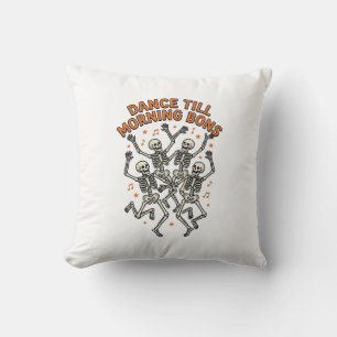 Dancing Skeleton Shirt Vintage Funny Bone Dance Ar Cushion