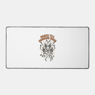 Dancing Skeleton Shirt Vintage Funny Bone Dance Ar Desk Mat