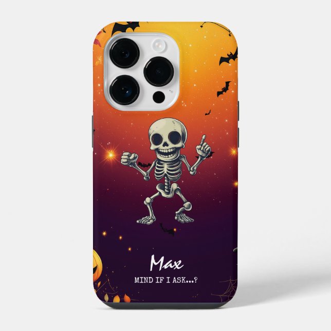 Dancing Skeleton - Spooky Fun All Year iPhone Case (Back)